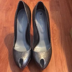 Sergio Rossi Pelle St Karling Lamina Piombo